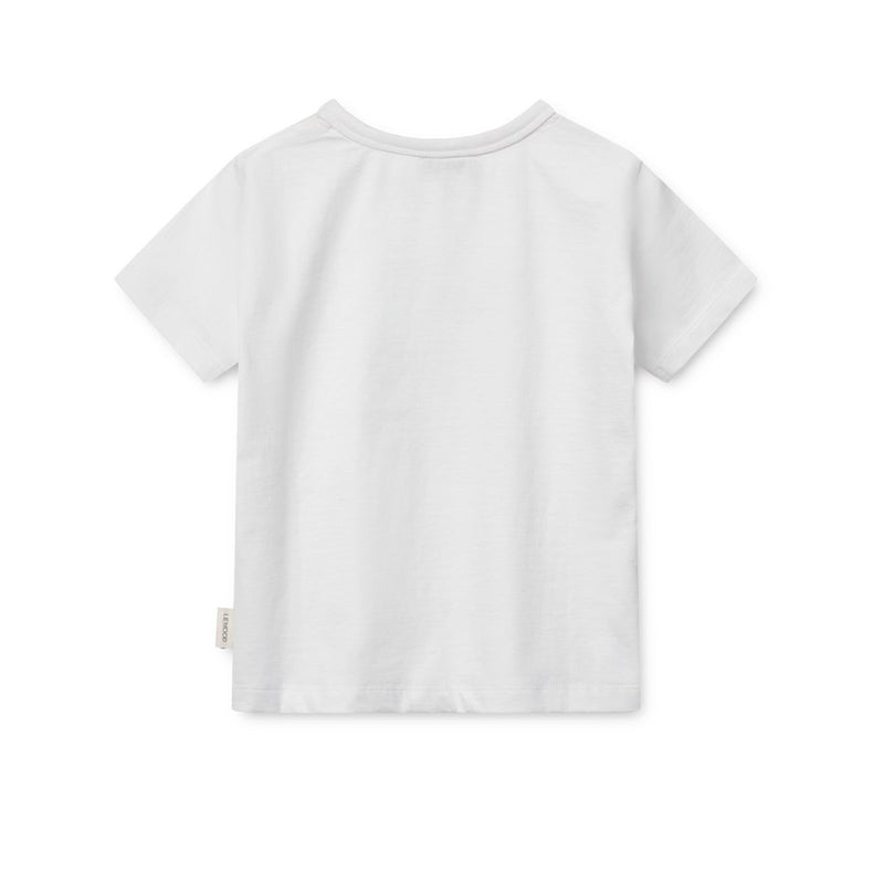 Liewood T-shirt APIA à motif - Liewood Pale tuscany / Crisp white - T-shirt