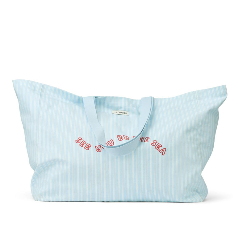 Liewood Maxi sac fourre-tout - See you by the sea / Stripe pure sky - Sac fourre-tout