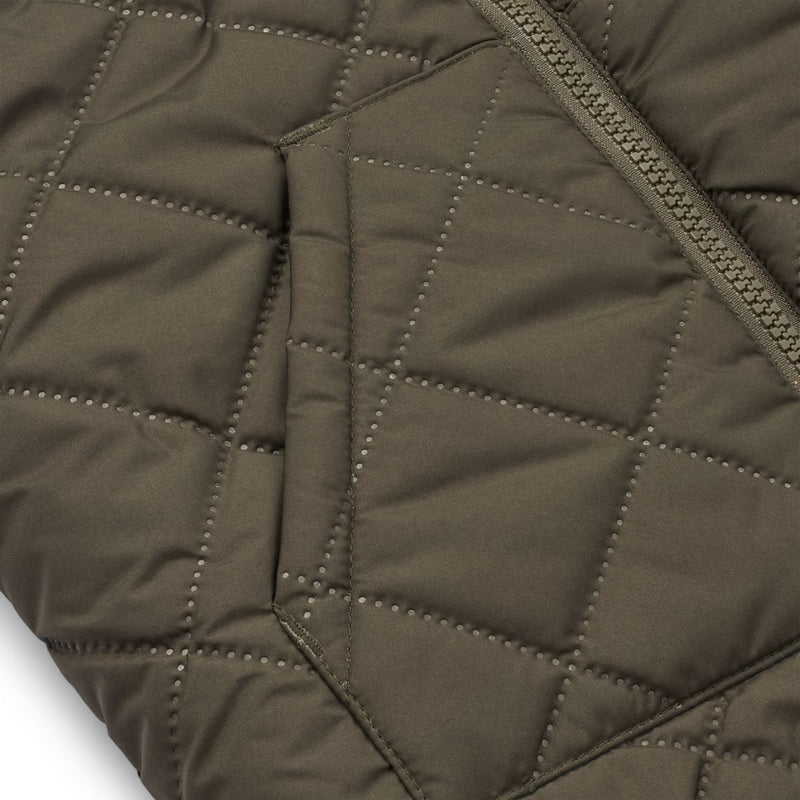 Liewood Veste réversible en polaire Jackson - Army brown mix - Veste