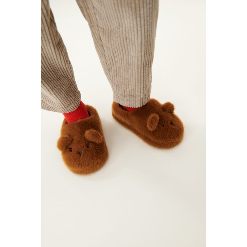 Liewood Chaussons Ours Aviaja - Golden caramel - Pantoufles