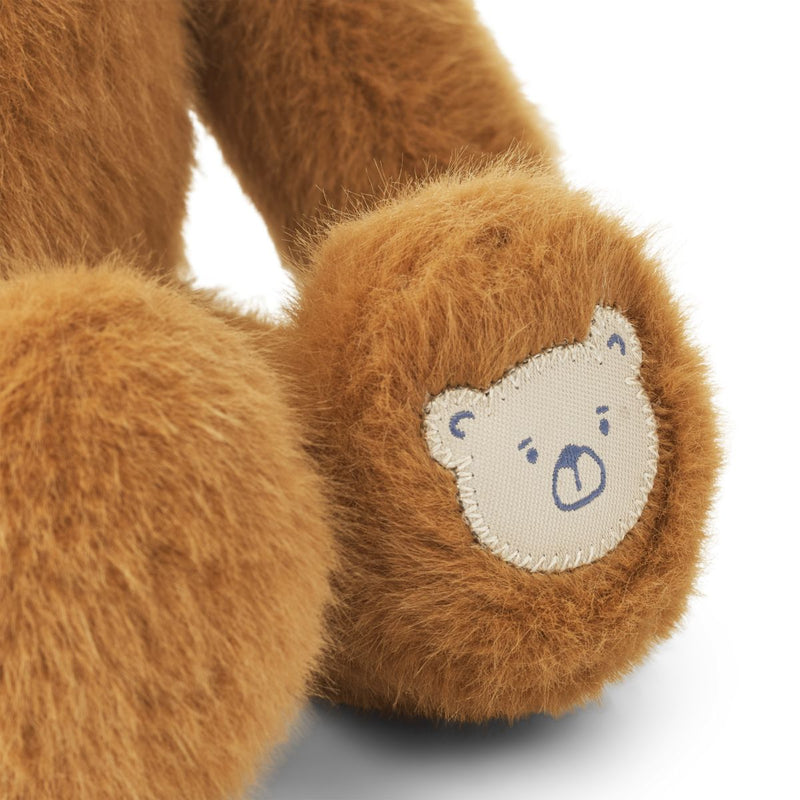 Liewood Petit ourson en peluche Binnie - Golden caramel - Teddy