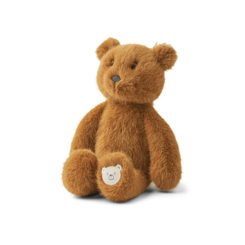 Liewood Petit ourson en peluche Binnie - Golden caramel - Teddy