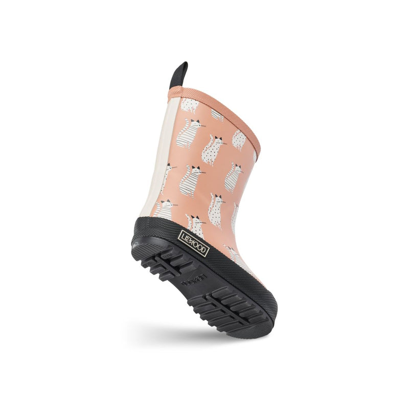 Liewood Bottes de pluie thermique Mason - Cat / Tuscany rose - Bottes de thermique