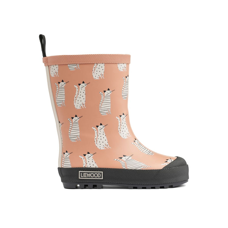 Liewood Bottes de pluie thermique Mason - Cat / Tuscany rose - Bottes de thermique