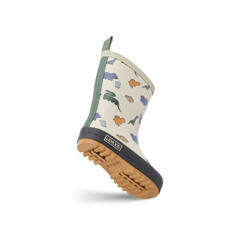 Liewood Bottes de pluie thermique Mason - Dinosaurs / Mist - Bottes de thermique