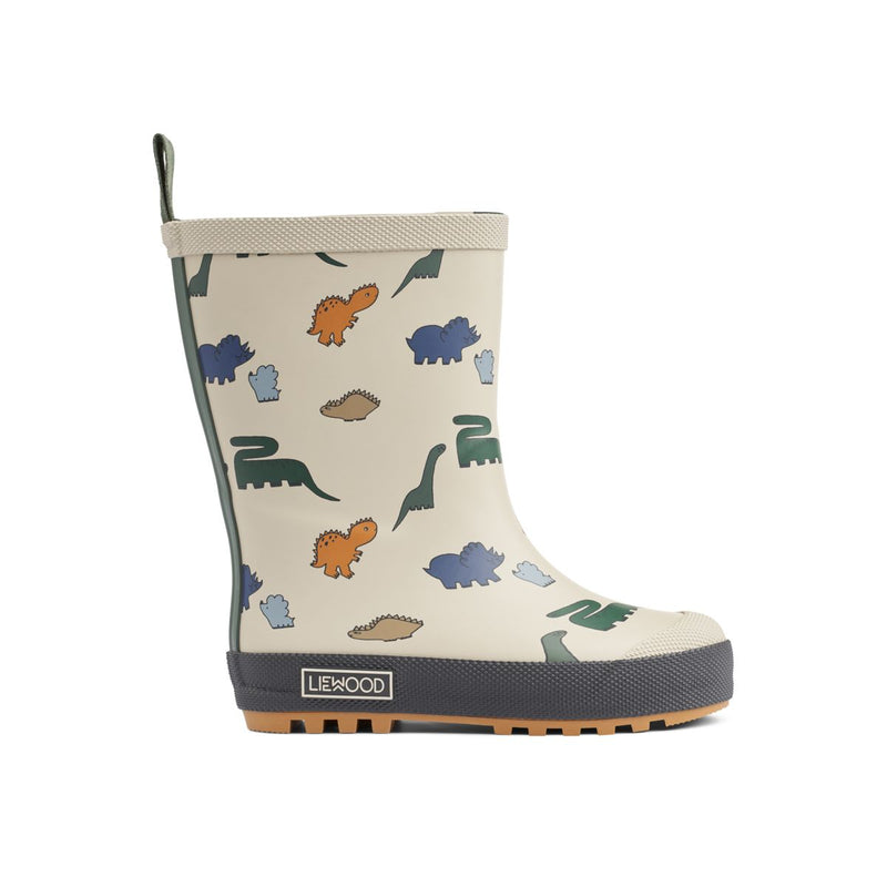 Liewood Bottes de pluie thermique Mason - Dinosaurs / Mist - Bottes de thermique