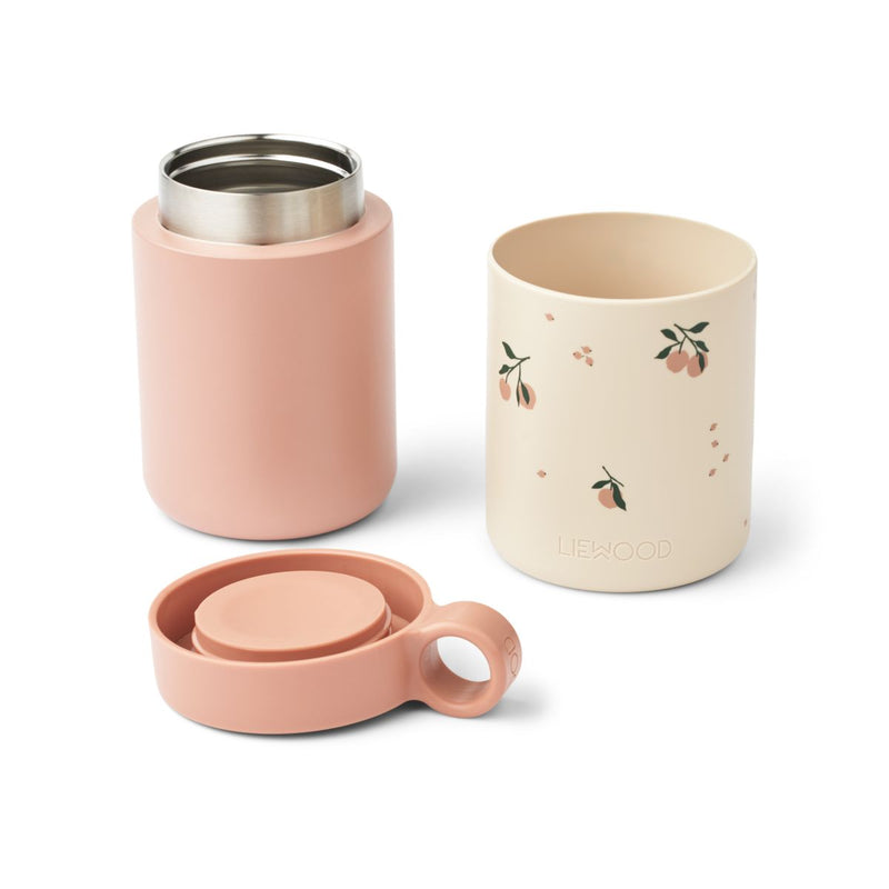 Liewood Pot alimentaire Kian - Peach / Sea shell - La boîte alimentaire