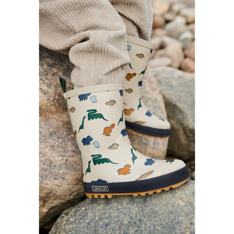 Liewood Bottes de pluie thermique Mason - Dinosaurs / Mist - Bottes de thermique