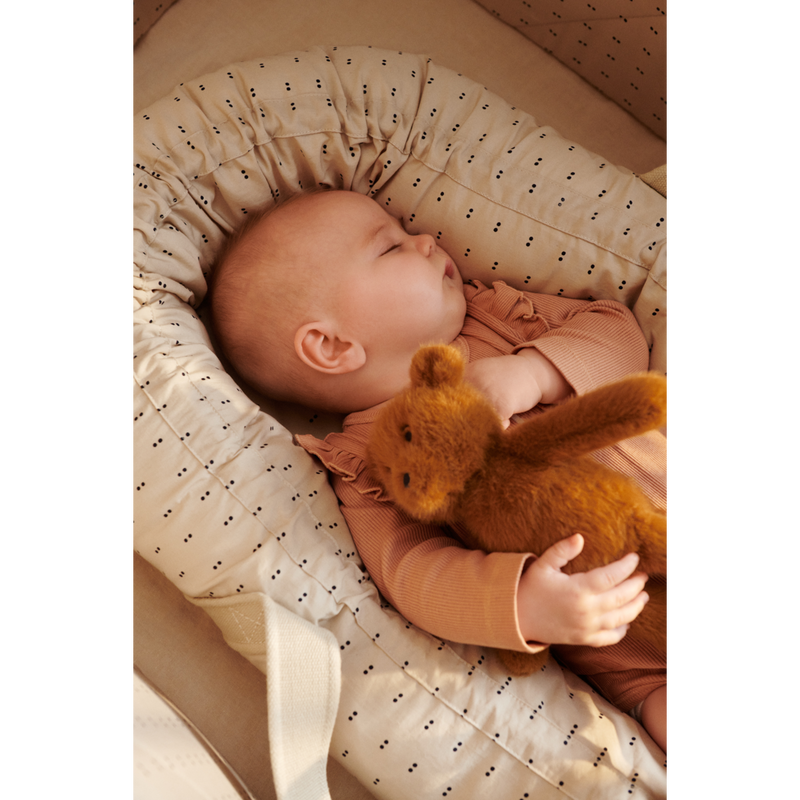 Liewood Petit ourson en peluche Binnie - Golden caramel - Teddy