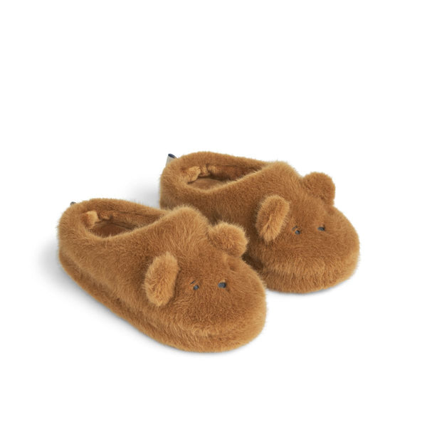 Liewood Chaussons Ours Aviaja - Golden caramel - Pantoufles