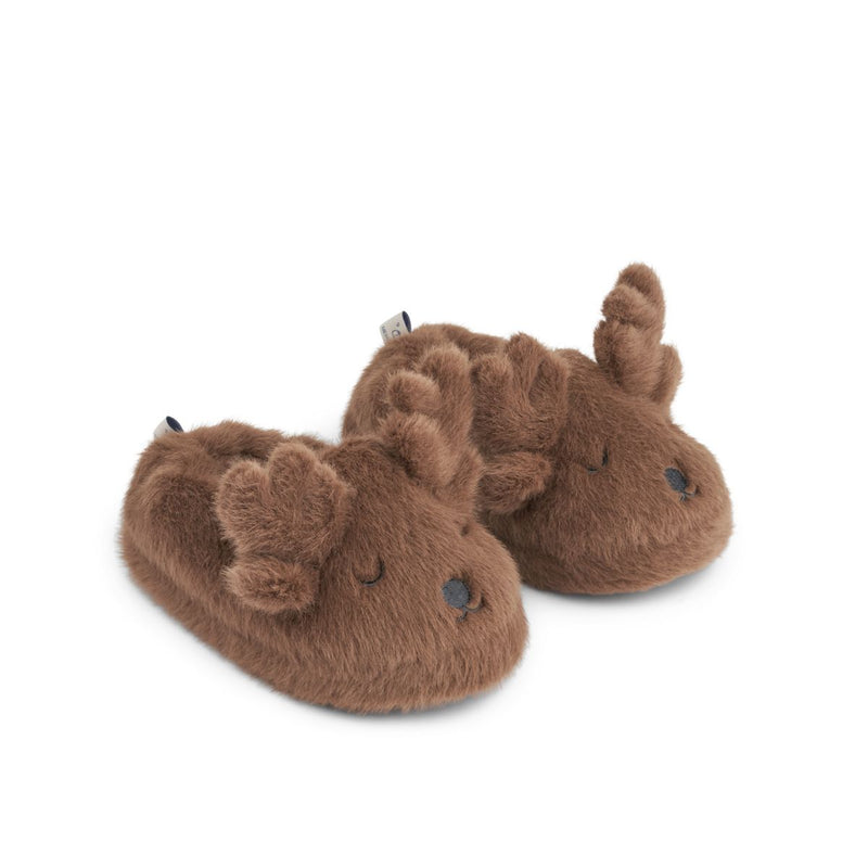 Liewood Chaussons de renne Aviaja - Pecan - Pantoufles