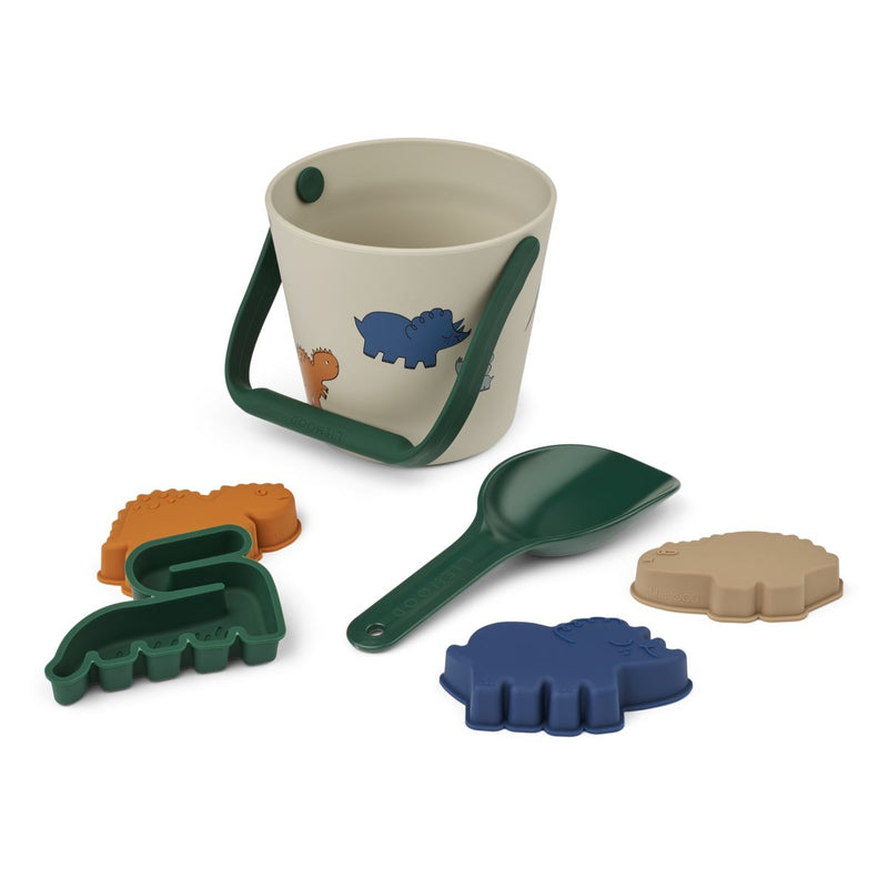 Liewood Kit de plage GILL Dino - Dinosaurs / Mist -