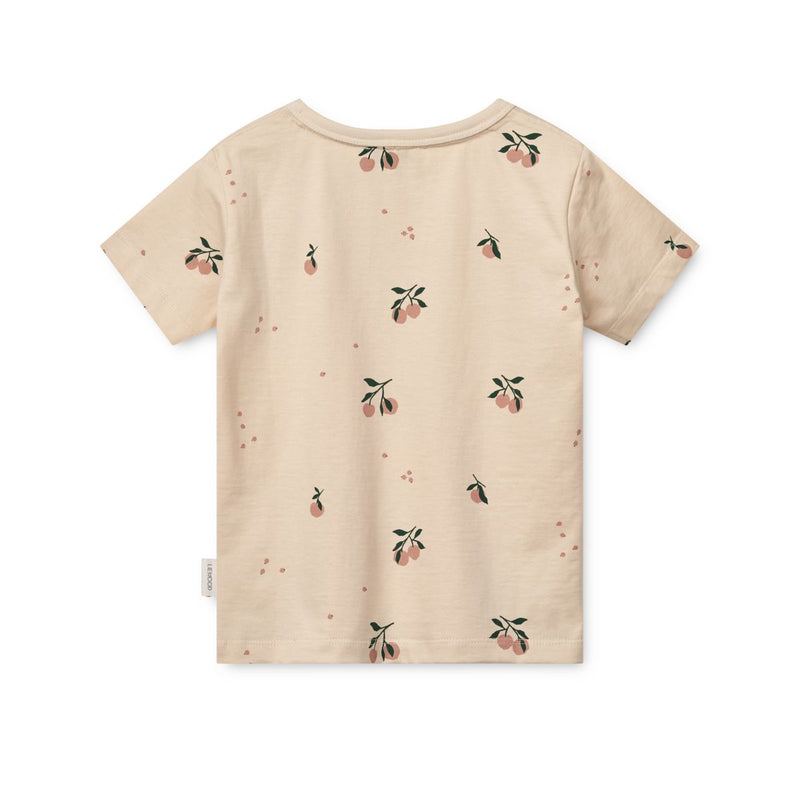 Liewood T-shirt imprimé APIA - Peach / Sea shell - T-shirt