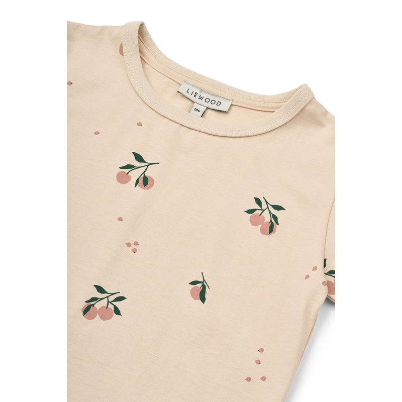 Liewood T-shirt imprimé APIA - Peach / Sea shell - T-shirt