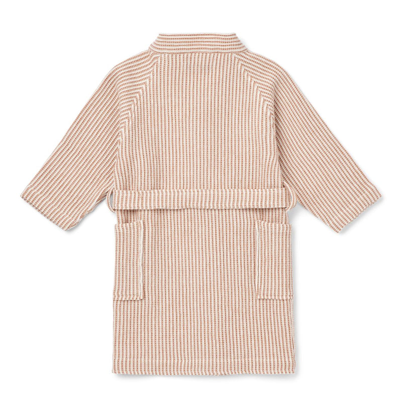 Liewood Peignoir Bertha - Y/D Stripe tuscany rose / creme de la creme - Peignori / Poncho