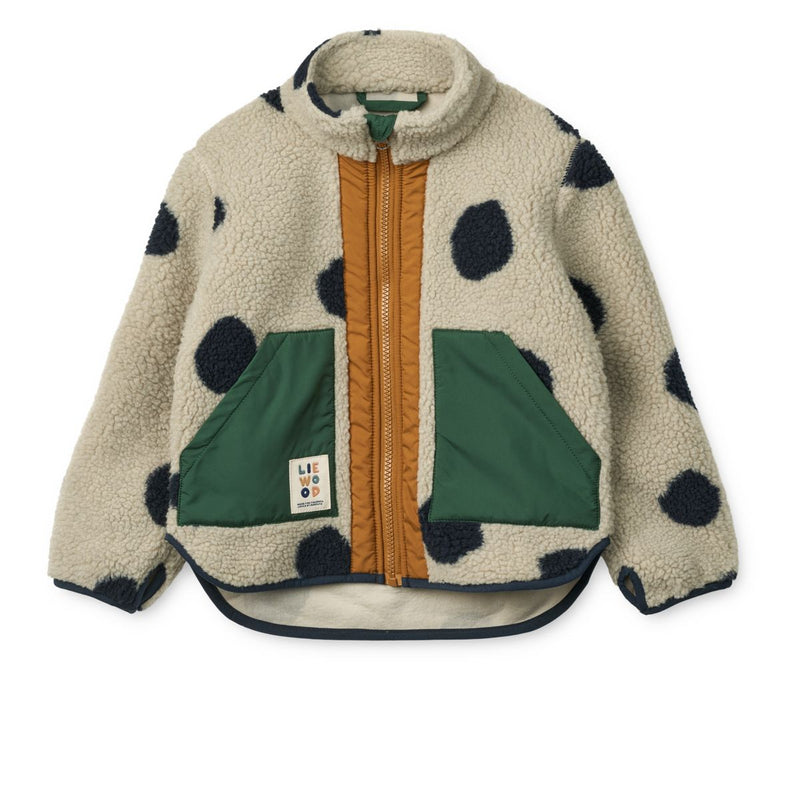 Liewood Veste Noam Polaire - Spot dots / Mist - Veste