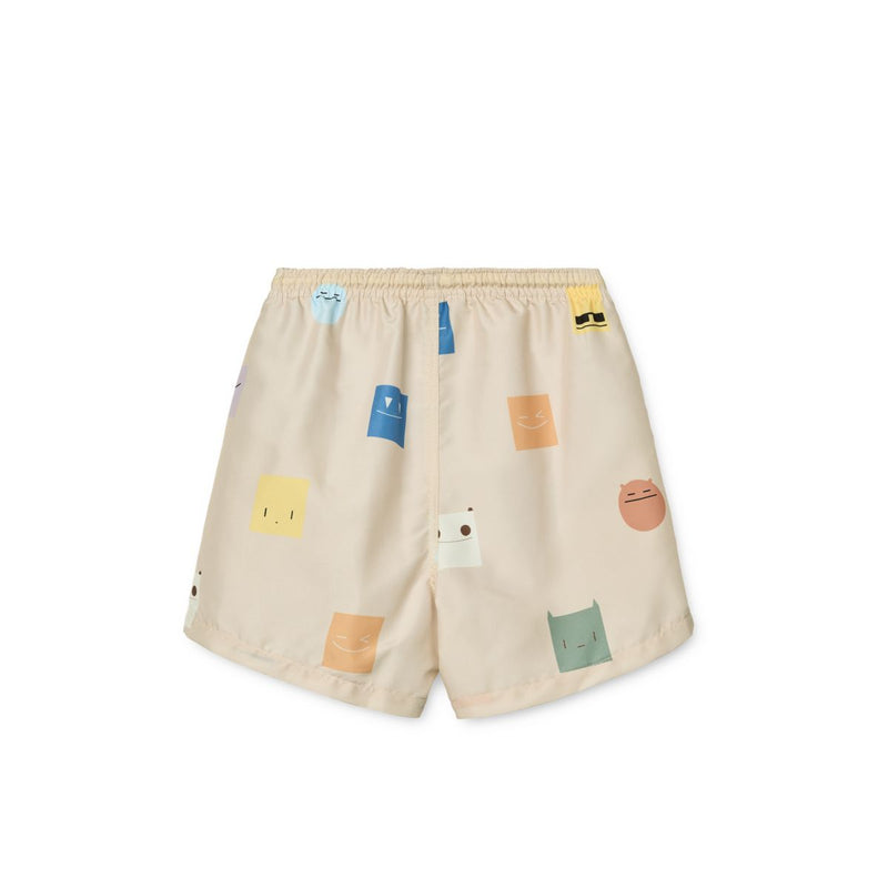 Liewood Short de bain DUKE imprimé - Smiley / Sandy - Short de bain