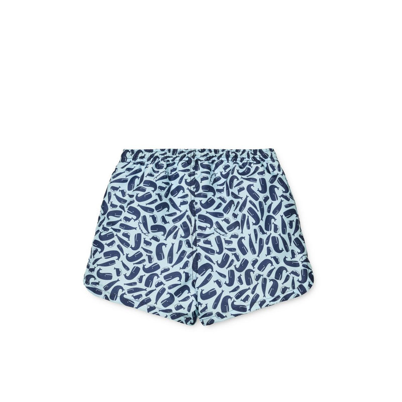 Liewood Short de bain imprimé AIDEN - Ocean / Pure sky - Short de bain