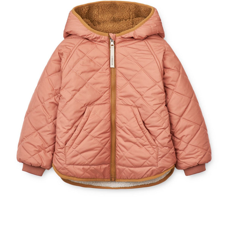 Liewood Veste réversible en polaire Jackson - Tuscany rose mix - Veste