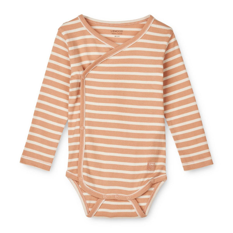 Liewood Body Hali lot de 2 - Y/D Stripe: Tuscany rose / Creme de la creme - Body