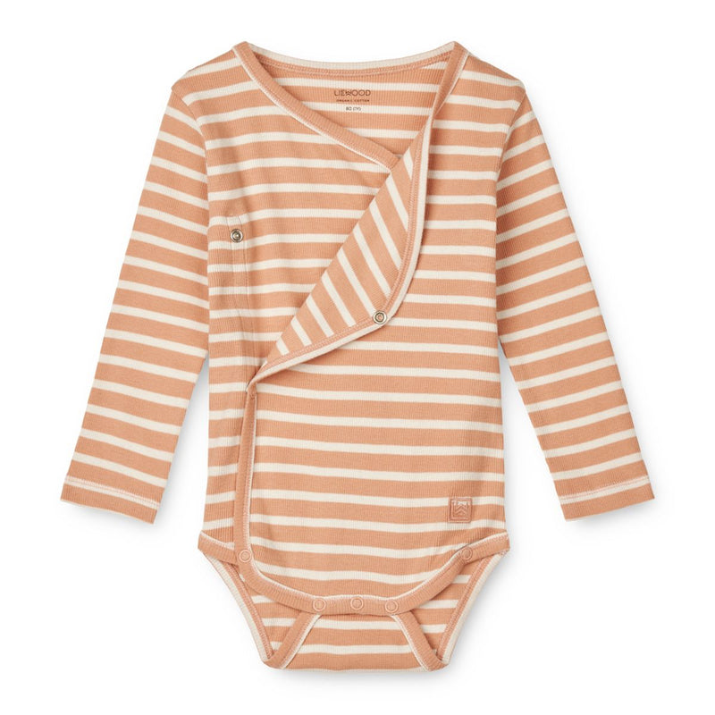 Liewood Body Hali lot de 2 - Y/D Stripe: Tuscany rose / Creme de la creme - Body