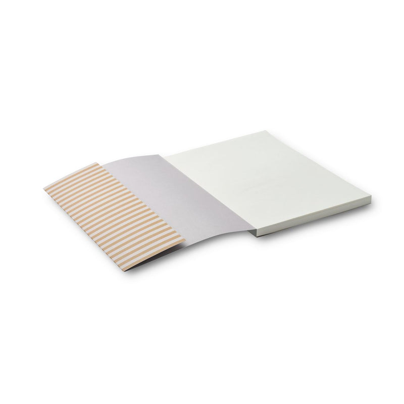 Liewood Carnet Jae moyen - Stripe Yellow mellow / Sandy - Carnets