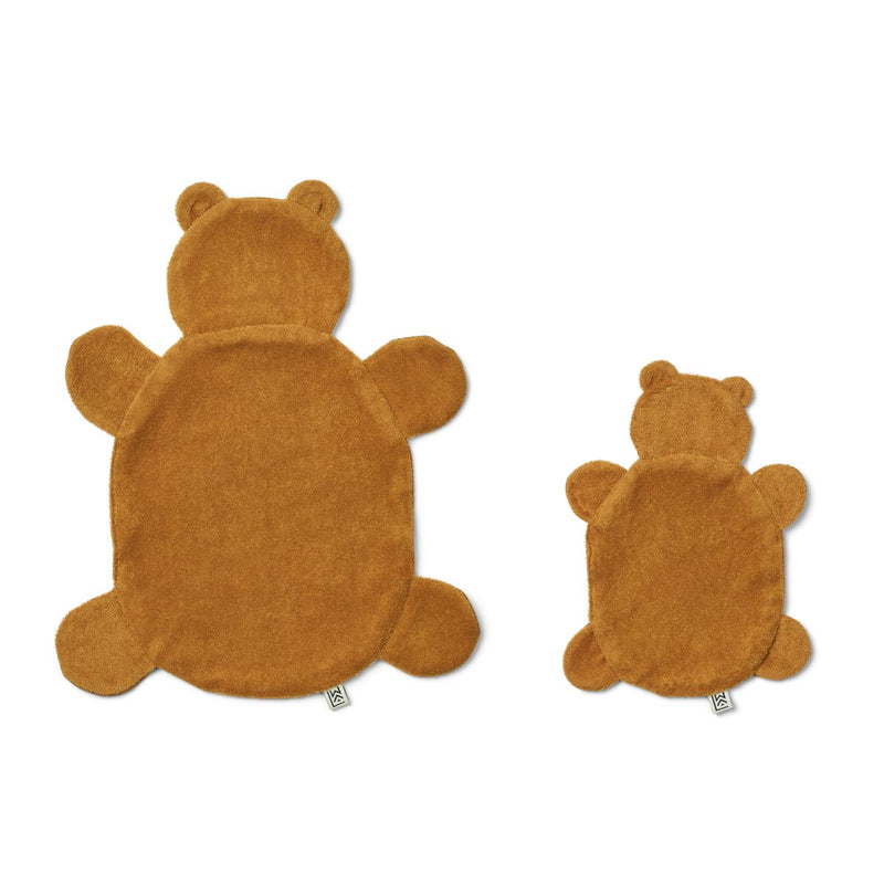 Liewood Doudou Janai – Lot de 2 - Mr bear / Golden caramel - Doudou