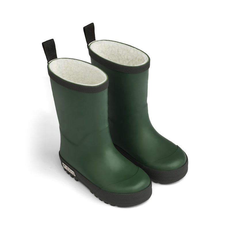 Liewood Bottes de pluie thermique Mason - Garden green mix - Bottes de thermique