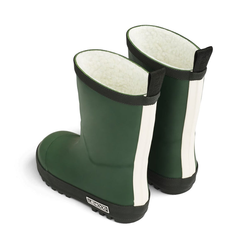 Liewood Bottes de pluie thermique Mason - Garden green mix - Bottes de thermique