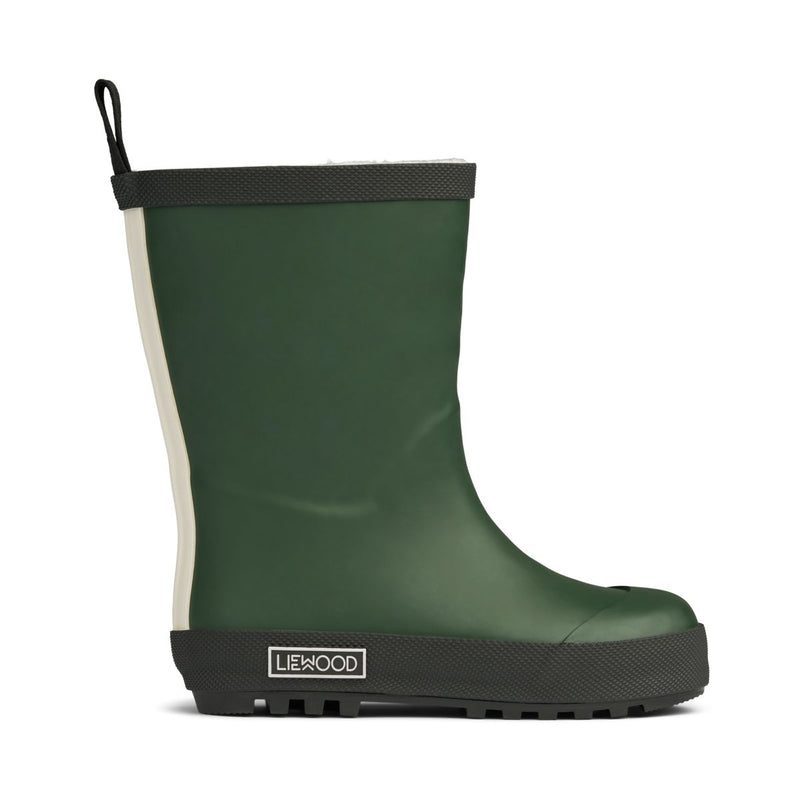 Liewood Bottes de pluie thermique Mason - Garden green mix - Bottes de thermique