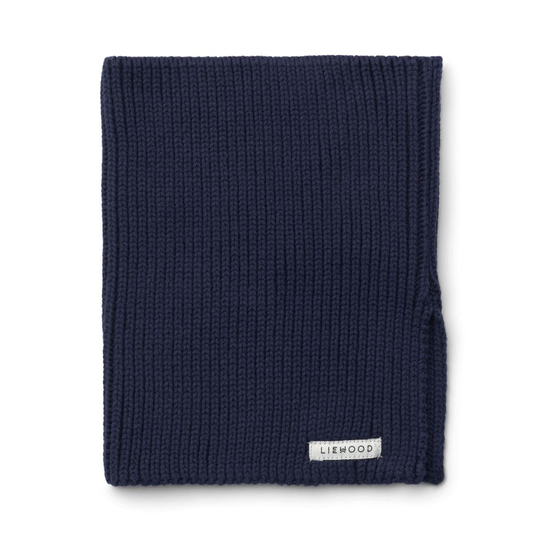 Liewood Cache-cou en coton Mathias - Classic Navy - Foulard / Cache-cou