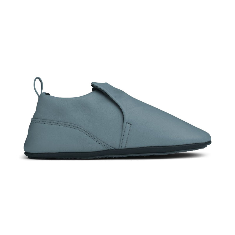 Liewood Pantoufles en cuir Eliot - Whale blue - Pantoufles