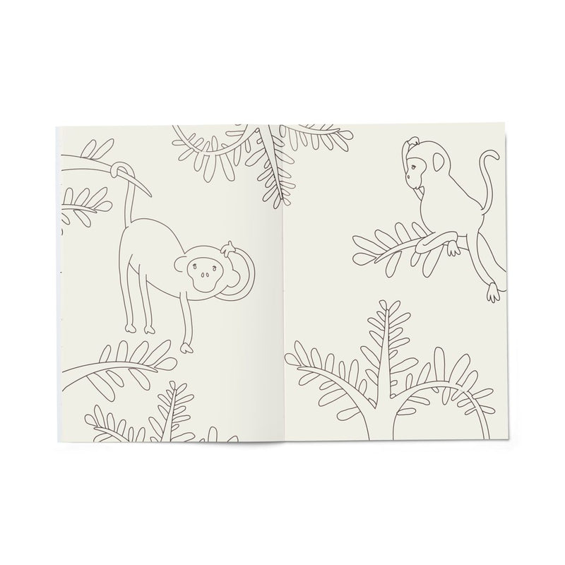 Liewood Livre de coloriage Odell - Sea creature / All together mix - Carnet de dessin