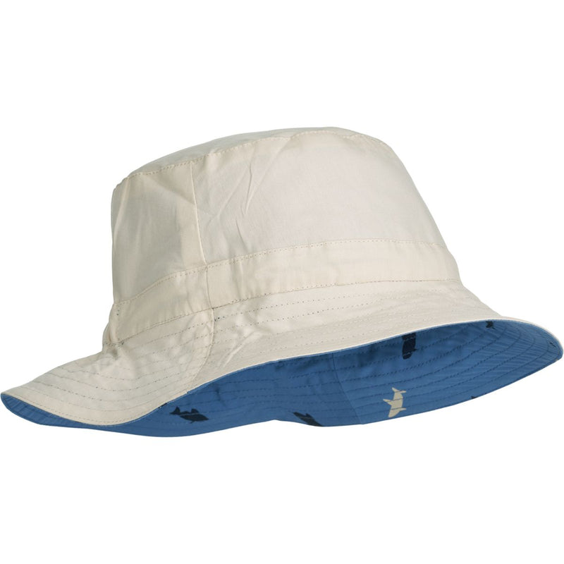 Liewood Chapeau de soleil réversible Sander - Shark / Riverside - Chapeaux & Casquettes