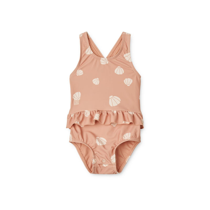 Liewood Maillot de bain bébé Amina - Shell / Pale tuscany - Maillot de bain