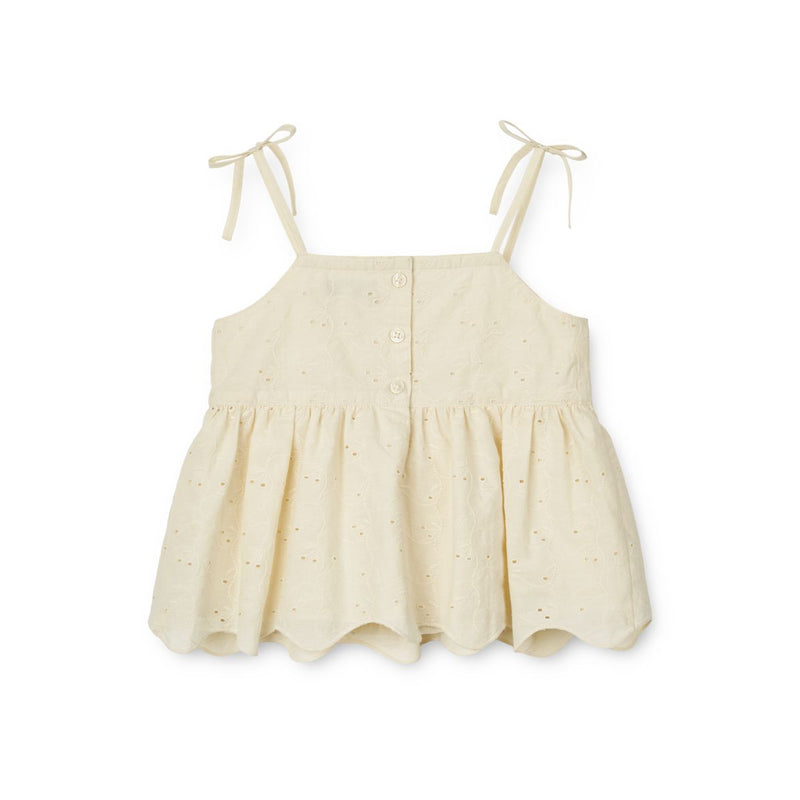 Liewood Haut Péplum Broderie Anglaise Jorid - Cloud cream - Top